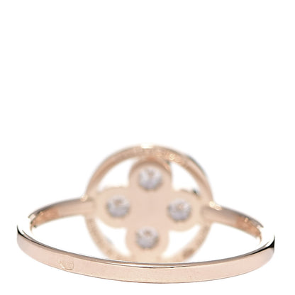 Louis Vuitton 18K Pink Gold Diamond Blossom BB Ring 49 4.75 3 of 4
