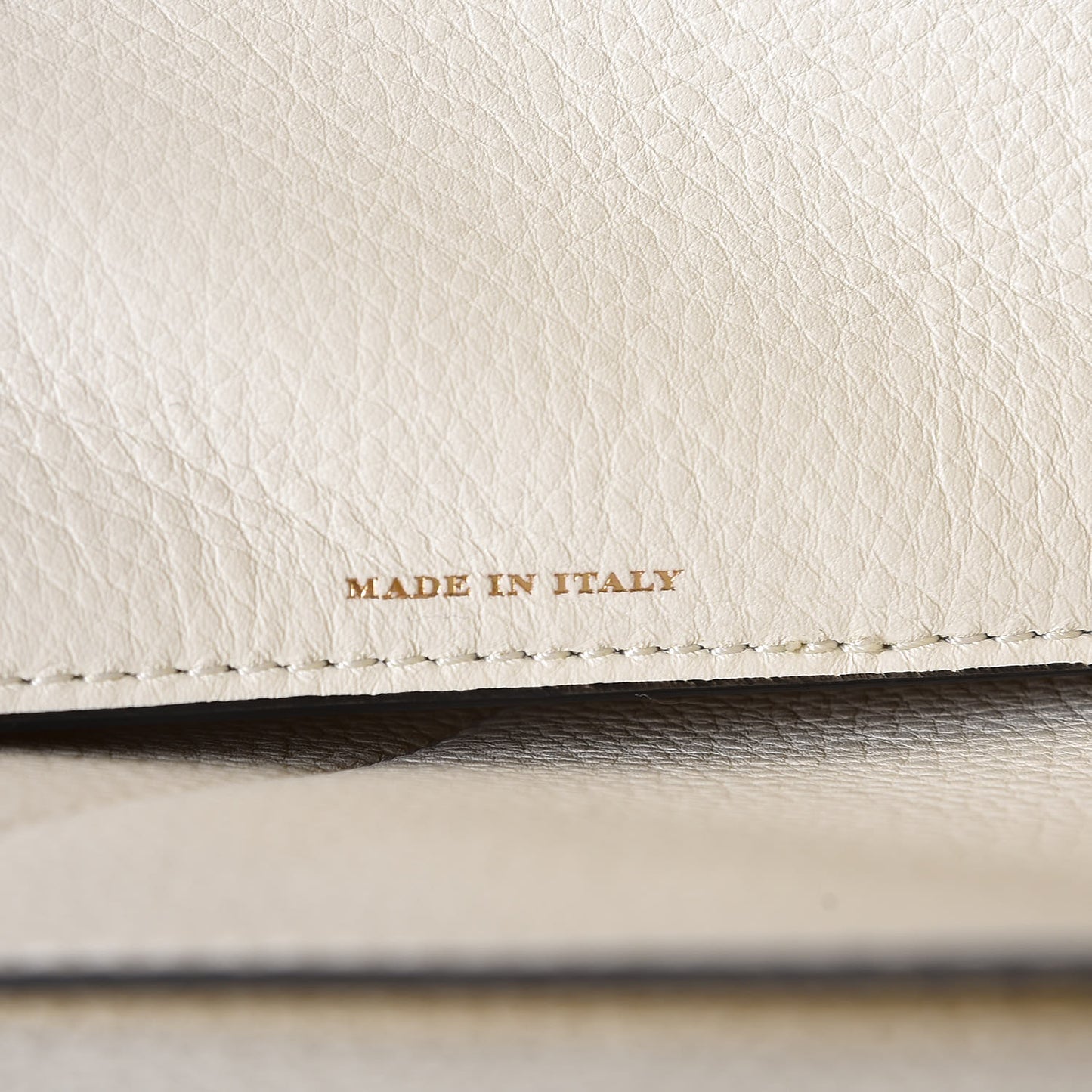 Soft Grain Calfskin Medium Belt Bag Chalk White