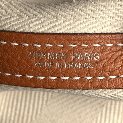 Hermes Grand Chevron Weave Negonda Garden Party 36 MM Craie Gold 6 of 13