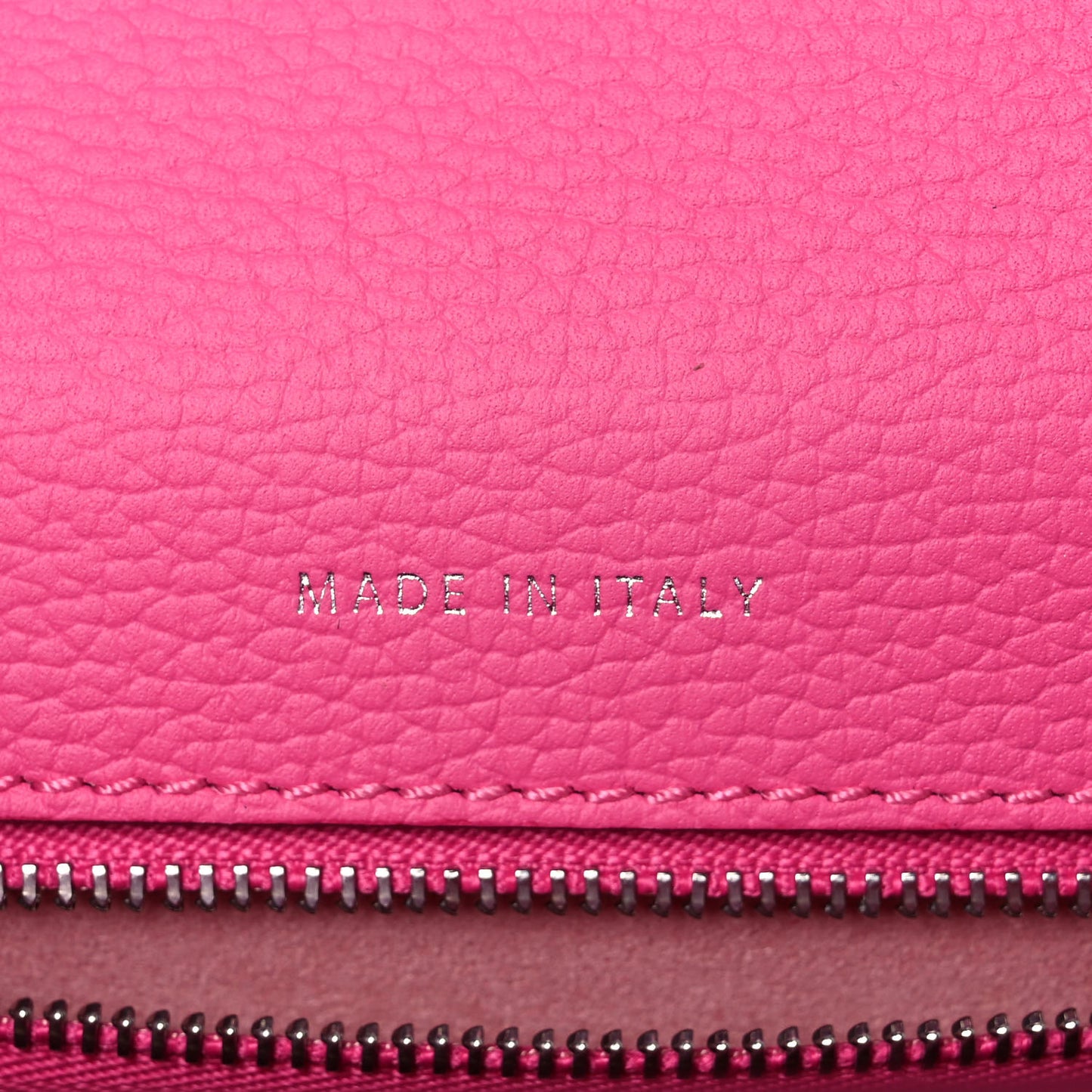 Grained Calfskin Small Patricia Satchel Sugar Pink