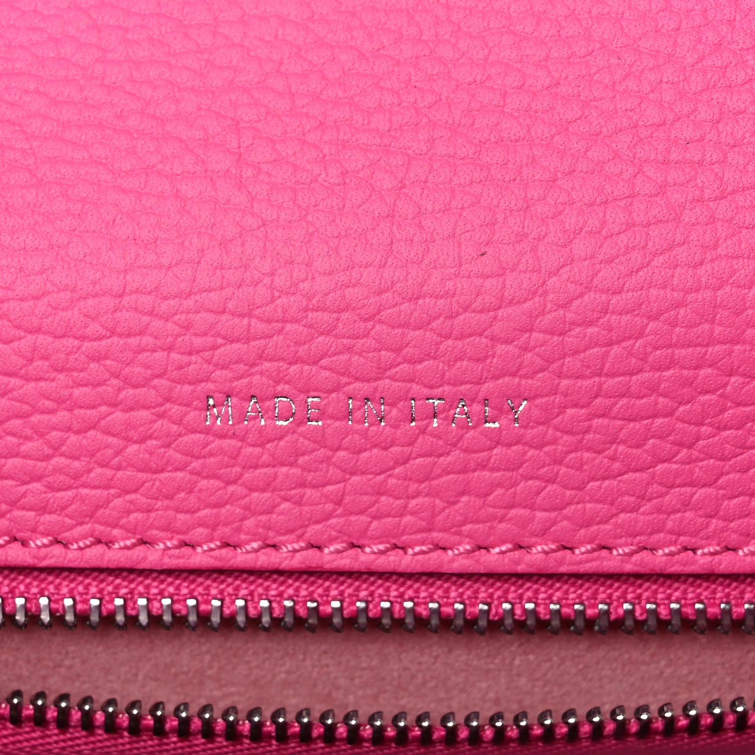 MCM Grained Calfskin Small Patricia Satchel Sugar Pink 6 of 8