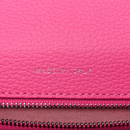 MCM Grained Calfskin Small Patricia Satchel Sugar Pink 6 of 8