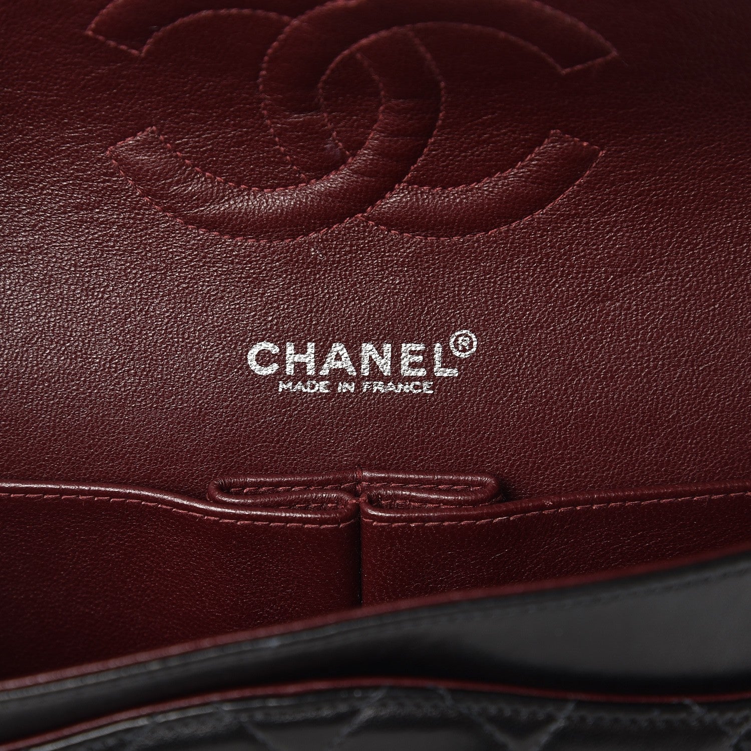 Chanel Lambskin Quilted Medium Double Flap Black 7 of 12