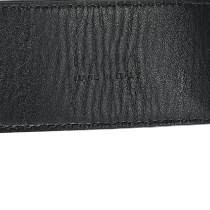 Prada Snakeskin Fur Belt 80 32 Cherry Bego 3 of 6