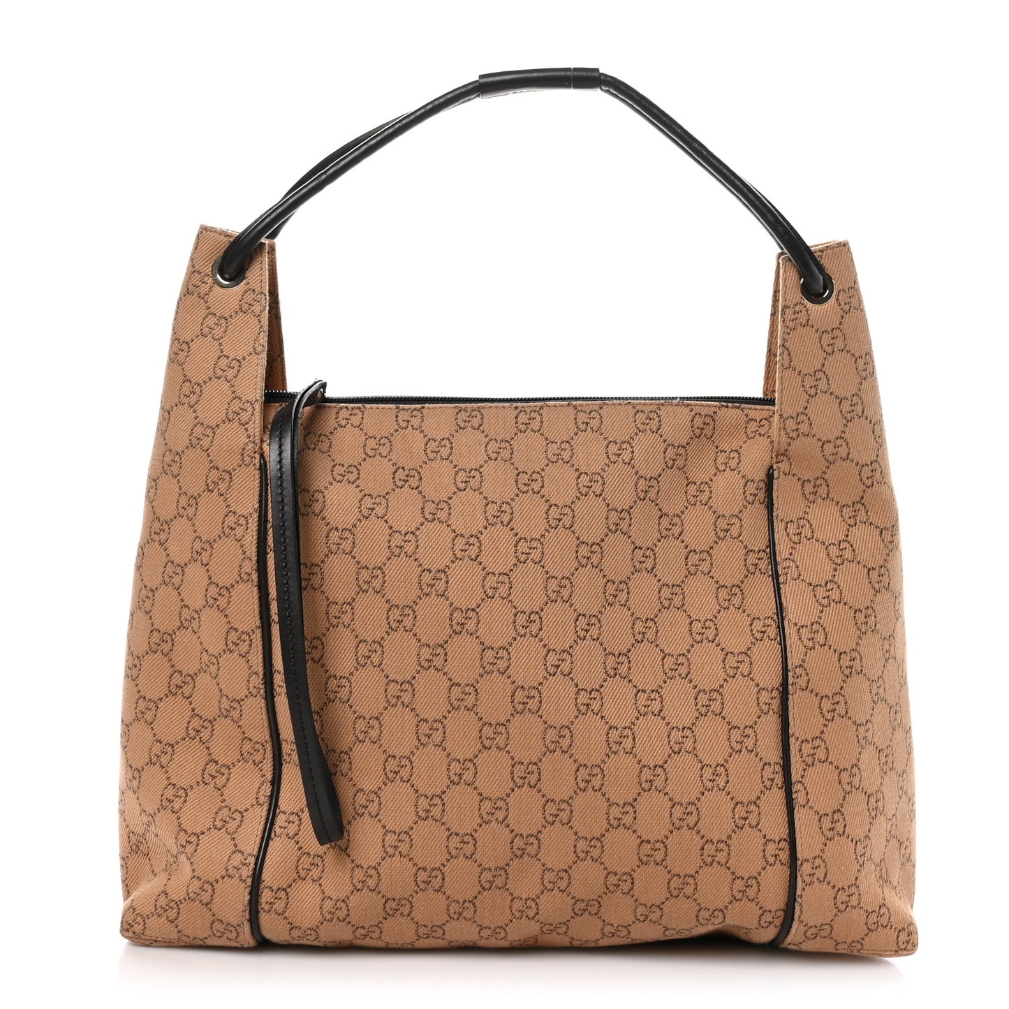 Canvas Monogram Hobo Beige