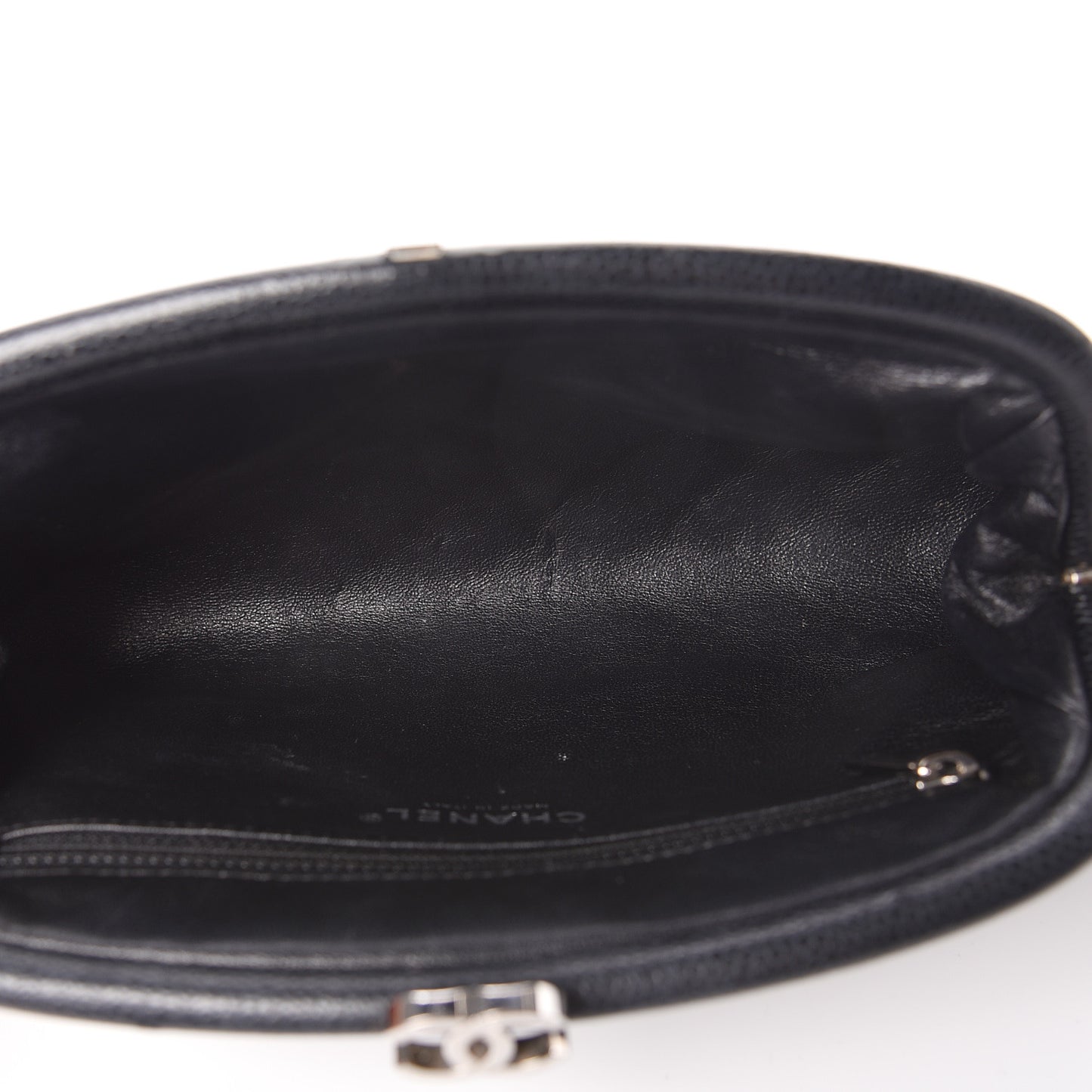 Caviar Quilted Timeless Clutch Black