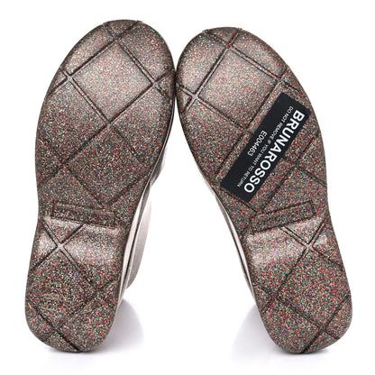 Bottega Veneta Sparkle Rubber Puddle Ankle Boots 40 Multicolor 5 of 9