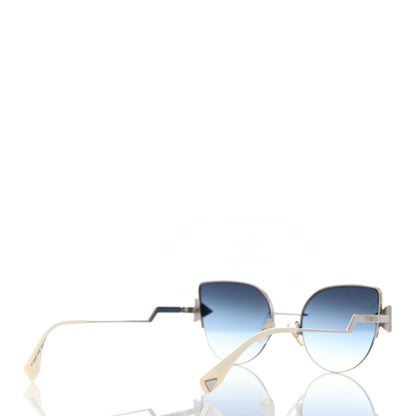 Fendi Metal Fendi FF 0242/S Sunglasses Blue 4 of 7