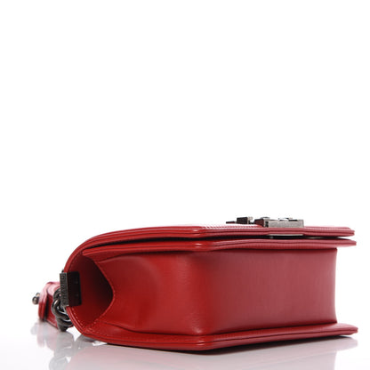 Chanel Calfskin Quilted Small Boy Flap Red 4 of 8