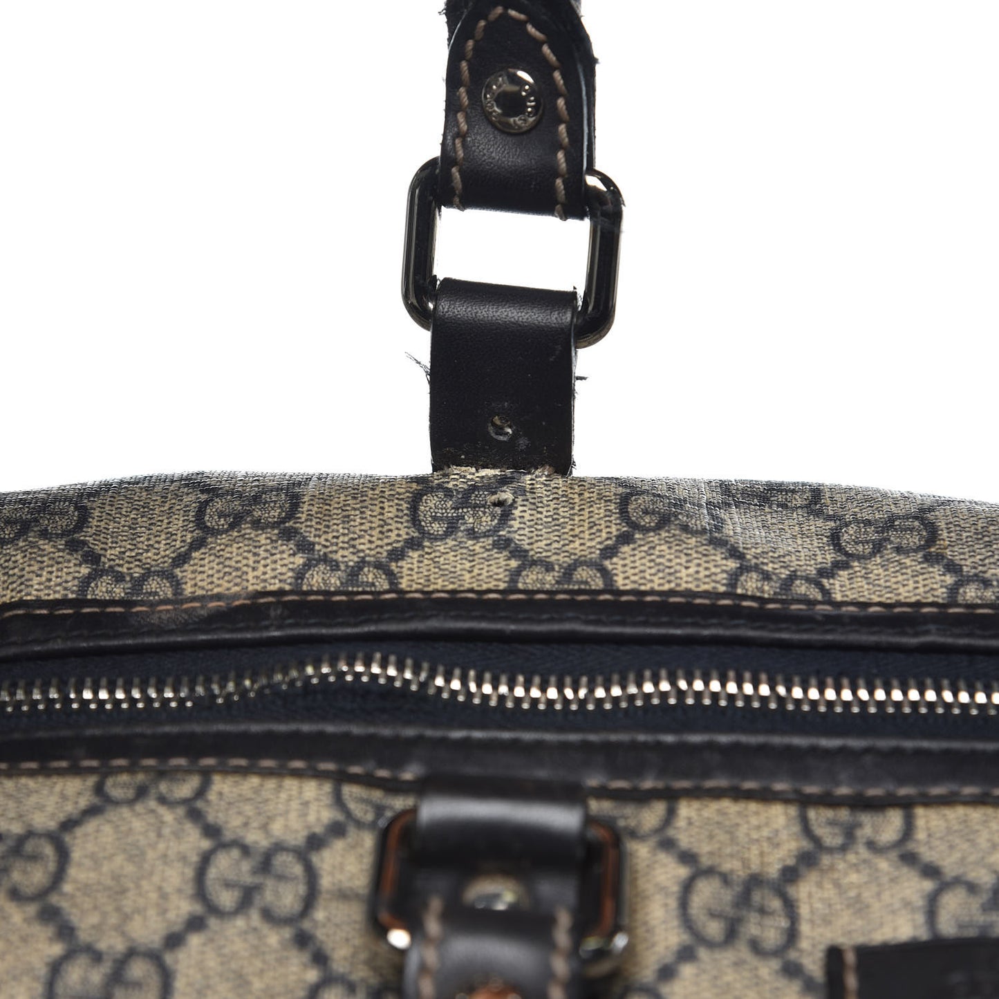 GG Plus Monogram Large Carry On Duffle Bag Navy