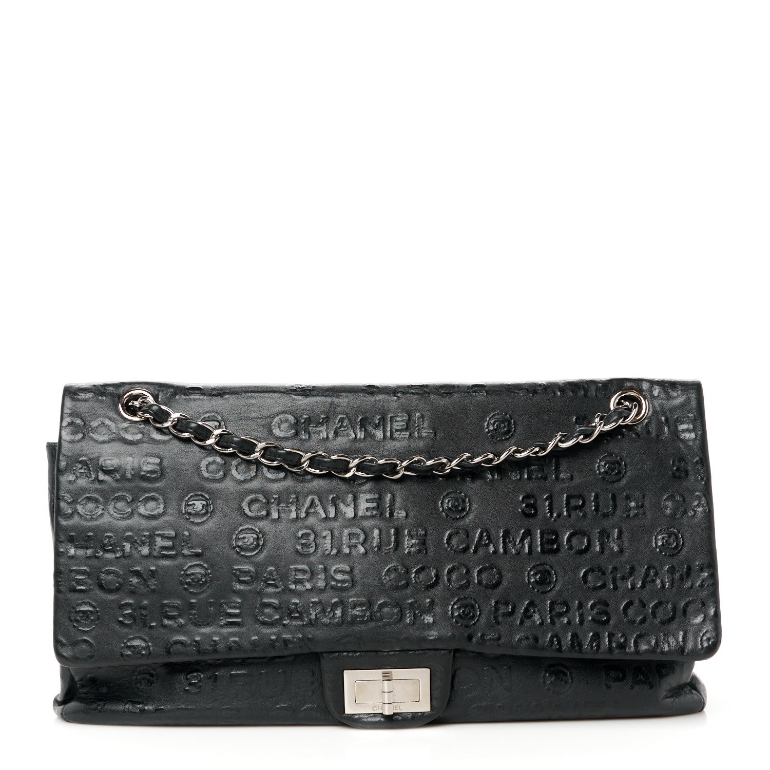 Chanel Calfskin Unlimited Jumbo Double Flap Black 1 of 11