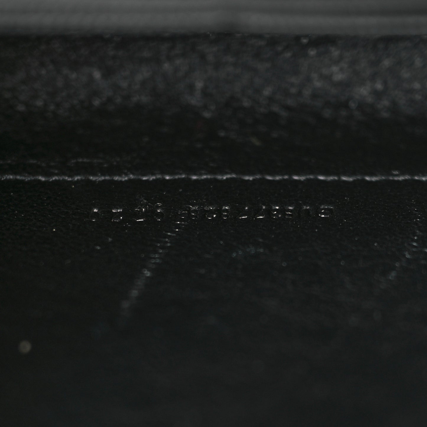 Grain De Poudre Matelasse Chevron Monogram Chain Wallet Storm