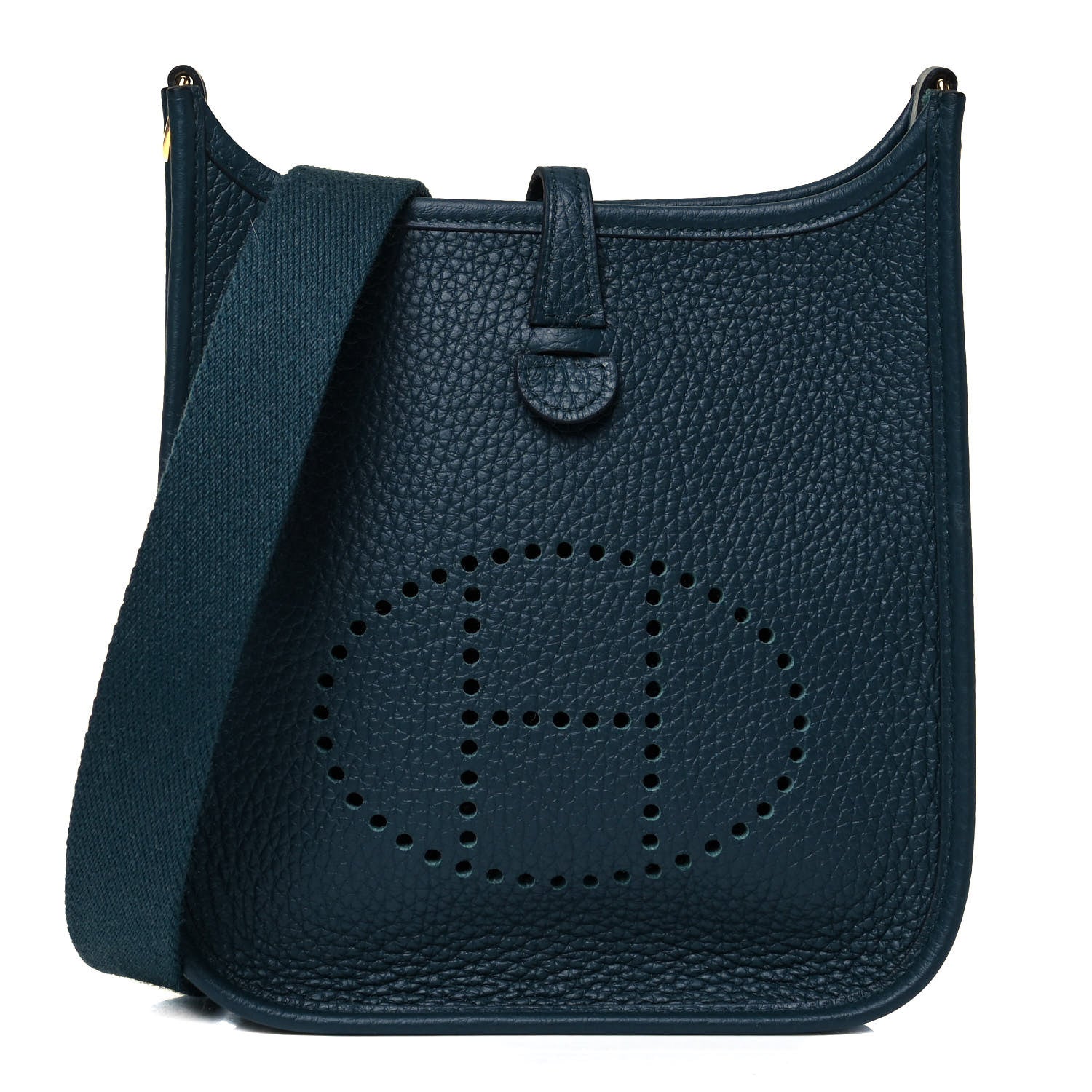 Hermes Taurillon Clemence Amazone Evelyne TPM Vert Cypress 1 of 8