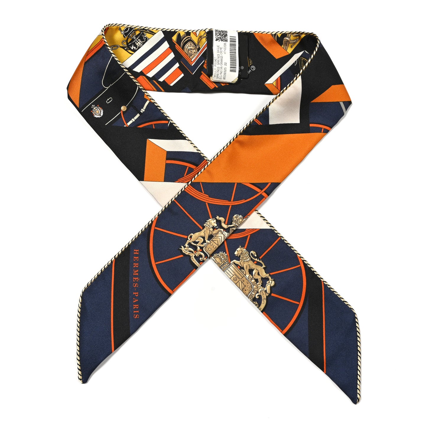 Silk Springs Springs Bague Twilly Black Orange Creme