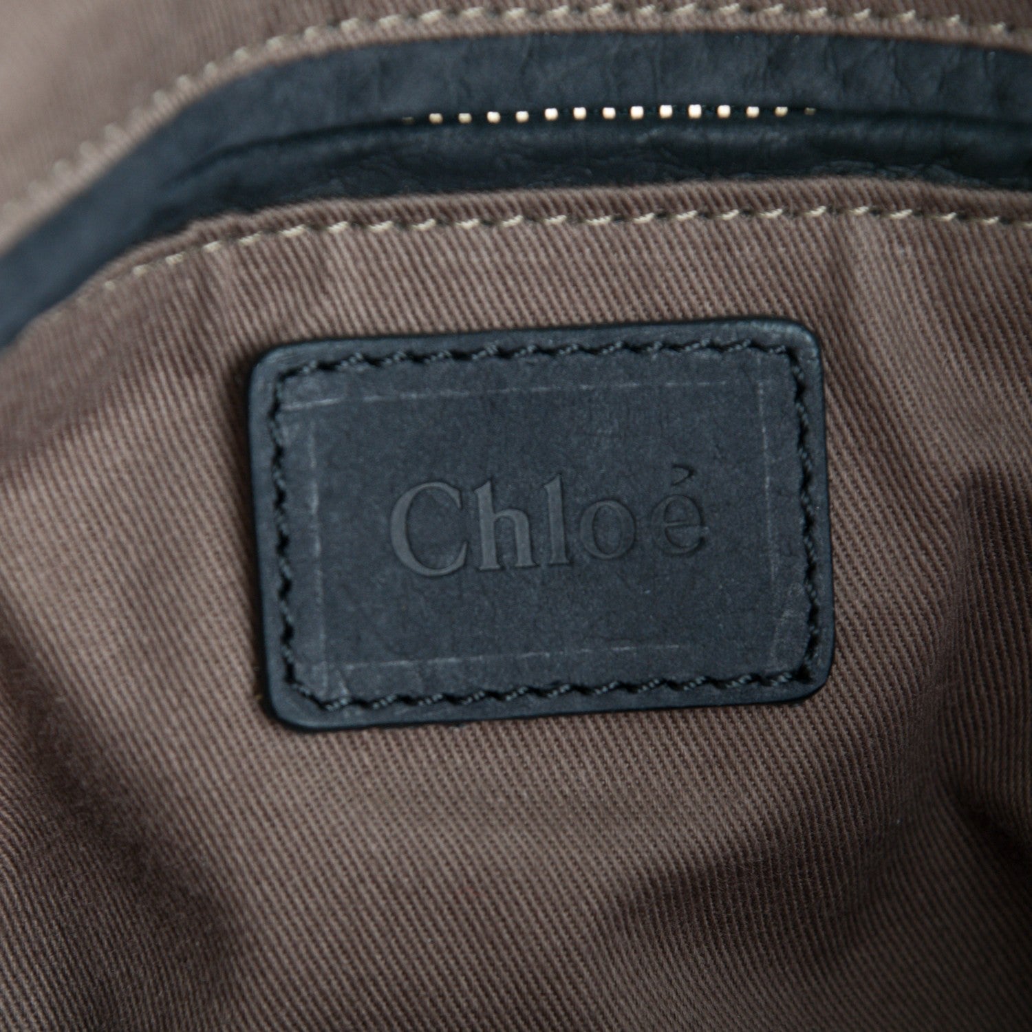 Chloe Nubuck Calfskin Medium Marcie Satchel Black 7 of 8