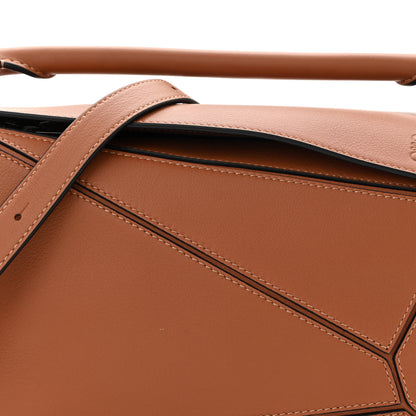 Loewe Calfskin Small Puzzle Bag Tan 7 of 9