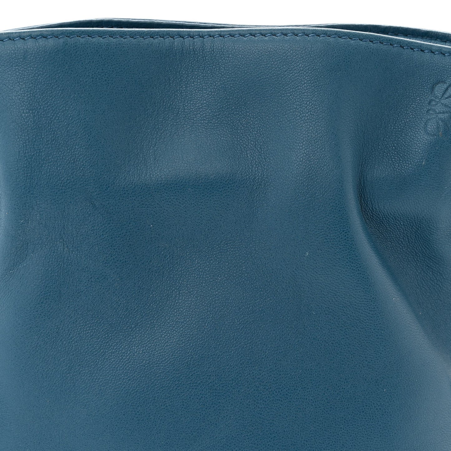 Calfskin Mini Flamenco Knot Crossbody Bag Indigo