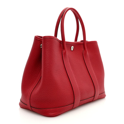 Hermes Vache Country Garden Party 30 TPM Rouge Piment 3 of 8