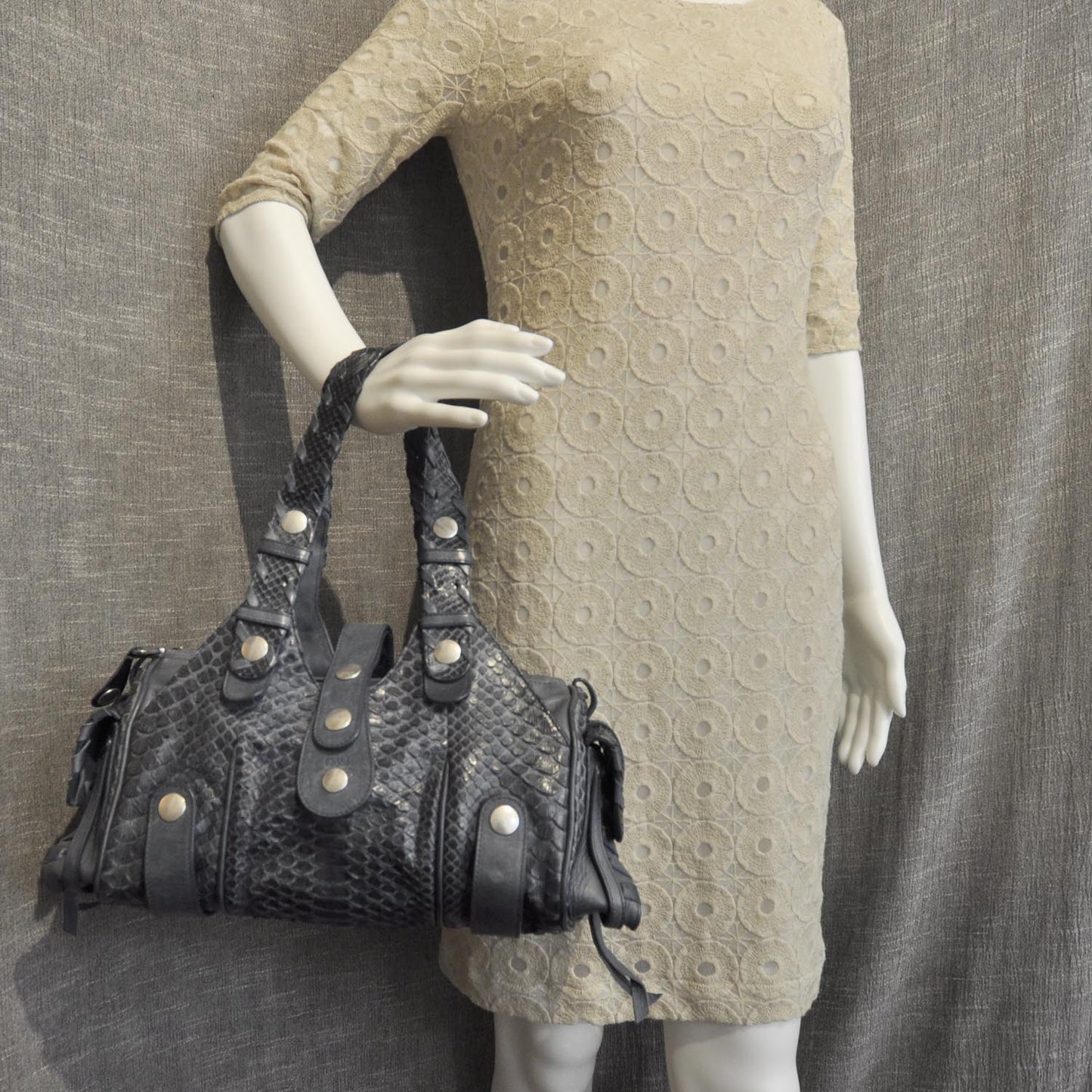 Python Silverado Shoulder Bag Blue