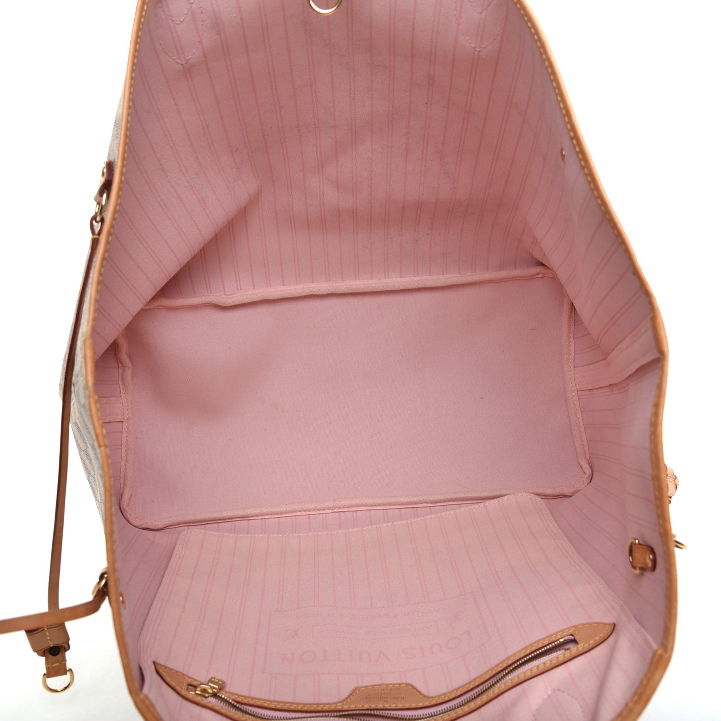 Damier Azur Neo Neverfull GM Rose Ballerine