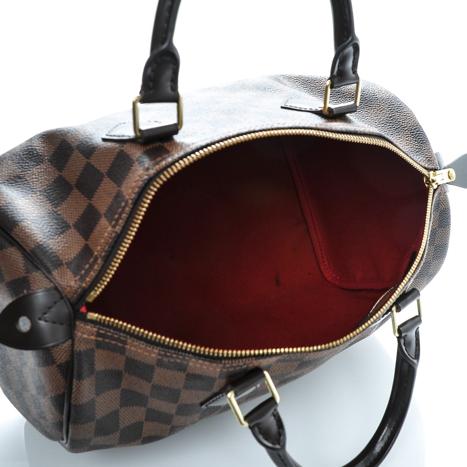 Louis Vuitton Damier Ebene Speedy 30 5 of 8