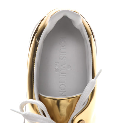 Louis Vuitton Metallic Calfskin Frontrow Sneakers 37 Gold 8 of 10