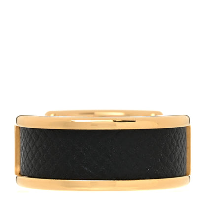 Hermes Madame Calfskin Small Olympe Ring S 52 6 Black 3 of 5