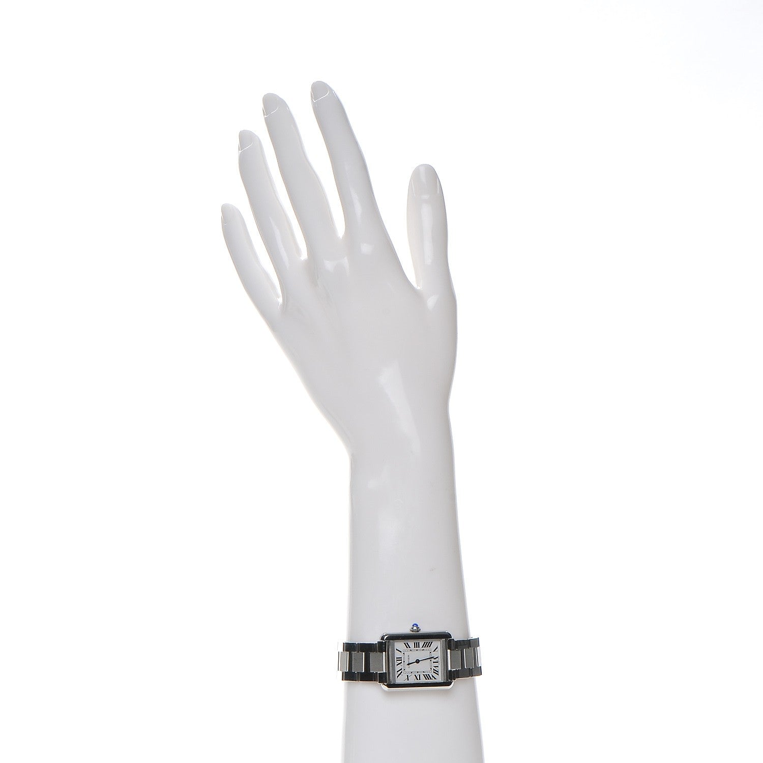 Cartier Stainless Steel 24mm Tank Solo Quartz Watch 2 of 9