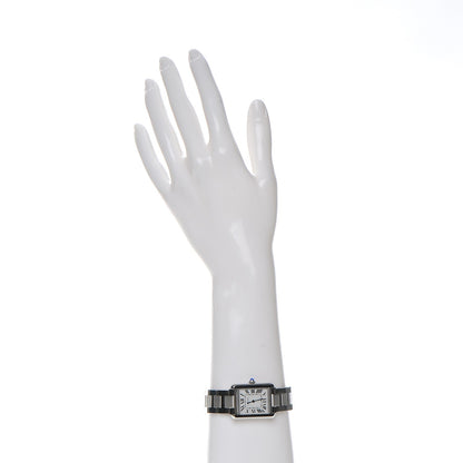 Cartier Stainless Steel 24mm Tank Solo Quartz Watch 2 of 9