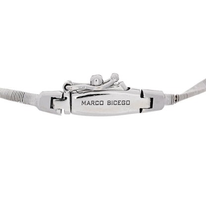 Marco Bicego 18K White Gold Diamond Marrakech Twisted Coil Bracelet 3 of 4