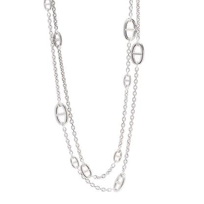 Hermes Sterling Silver Farandole Necklace 120 1 of 5