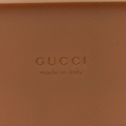 Gucci GG Supreme Monogram Water Flora Angelina Platform Slide Sandals 36 Beige White Multicolor 7 of 8