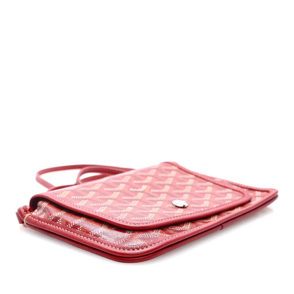 Goyard Goyardine Plumet Wallet Clutch Red 3 of 8