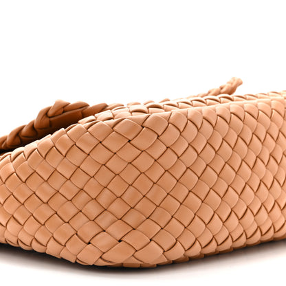 Bottega Veneta Nappa Intrecciato Cobble Shoulder Bag Caramel 8 of 10