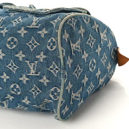 Louis Vuitton Monogram Denim Neo Speedy Blue 8 of 10