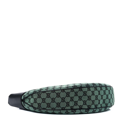 Gucci Monogram Half Moon Hobo Green 4 of 14