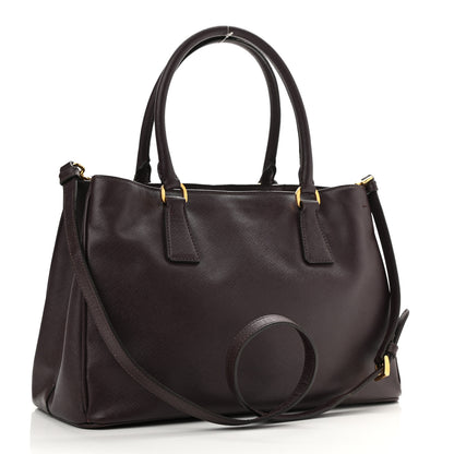 Prada Saffiano Medium Galleria Double Zip Tote Amaranto 3 of 12