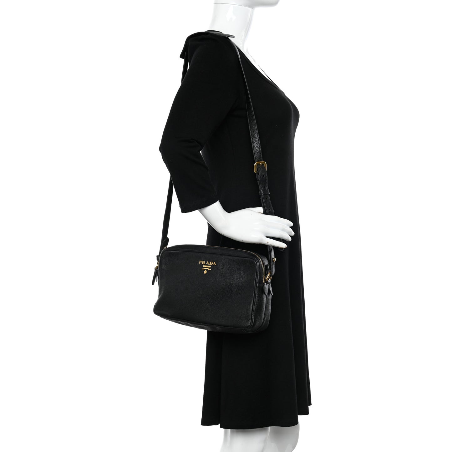 Vitello Phenix Camera Bag Black