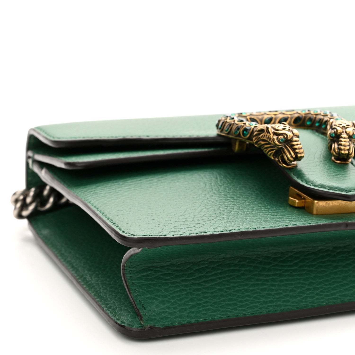 Gucci Calfskin Mini Dionysus Shoulder Bag Emerald 10 of 12