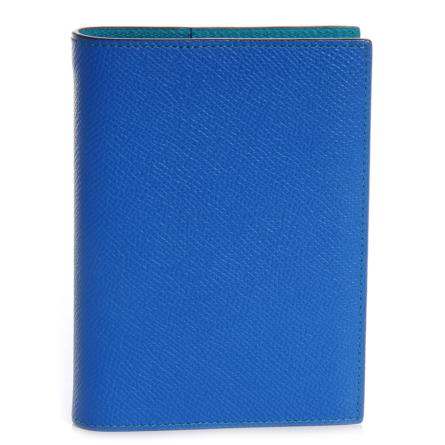 Hermes Epsom Globe Trotter Agenda PM Cover with Refill Bleu Izmir Malachite 3 of 9