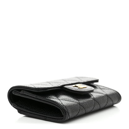 Chanel Caviar Quilted Flap Card Holder Wallet Black 4 of 8