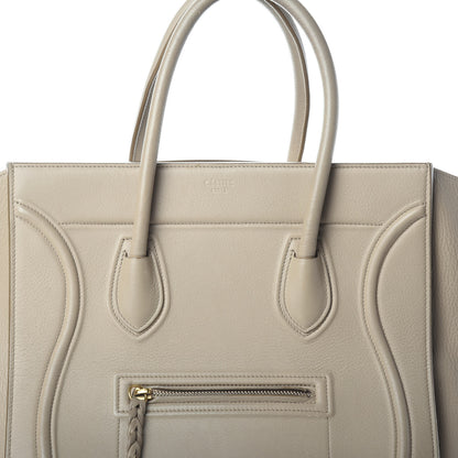 Celine Supple Calfskin Medium Phantom Luggage Beige 7 of 9