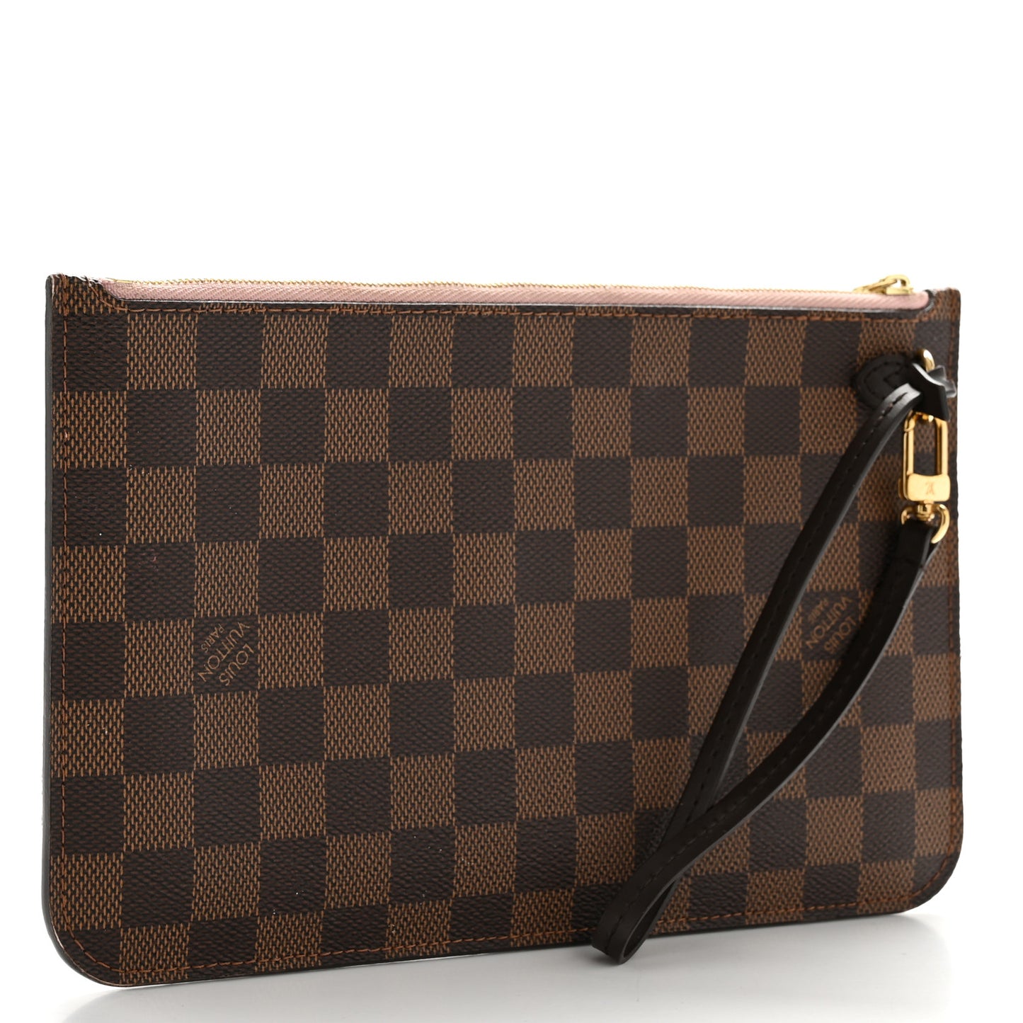 Damier Ebene Neverfull MM GM Pochette Rose Ballerine