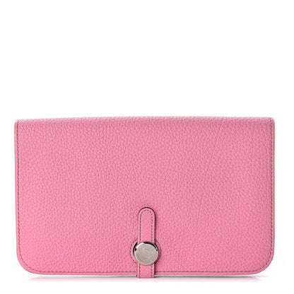 Hermes Togo Dogon Combined Wallet 5P Pink 1 of 9