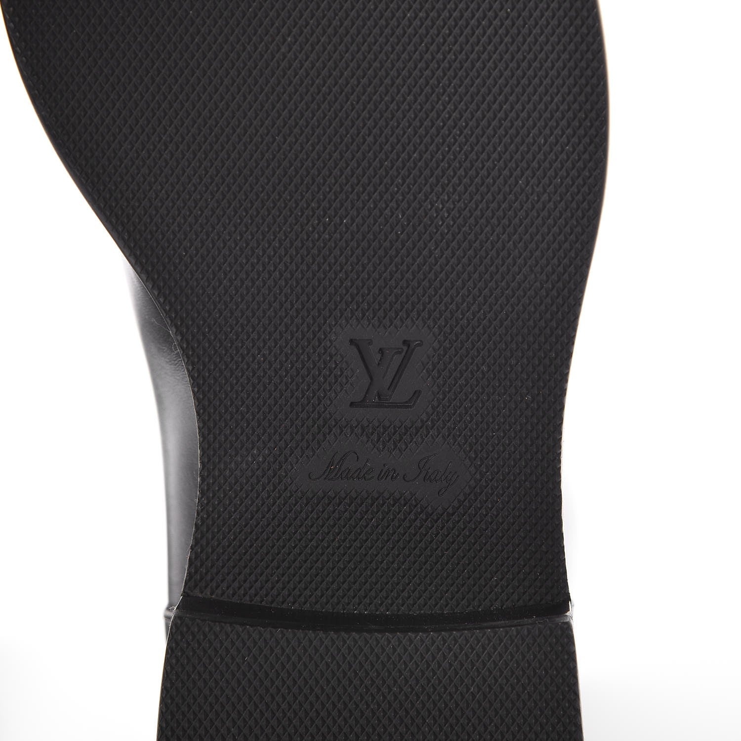 Louis Vuitton Calfskin Overdrive Flat High Boots 37.5 Black 6 of 8