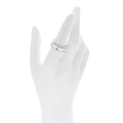 Chanel 18K White Gold Ceramic Diamond Medium Ultra Ring White 50 5.5 2 of 4
