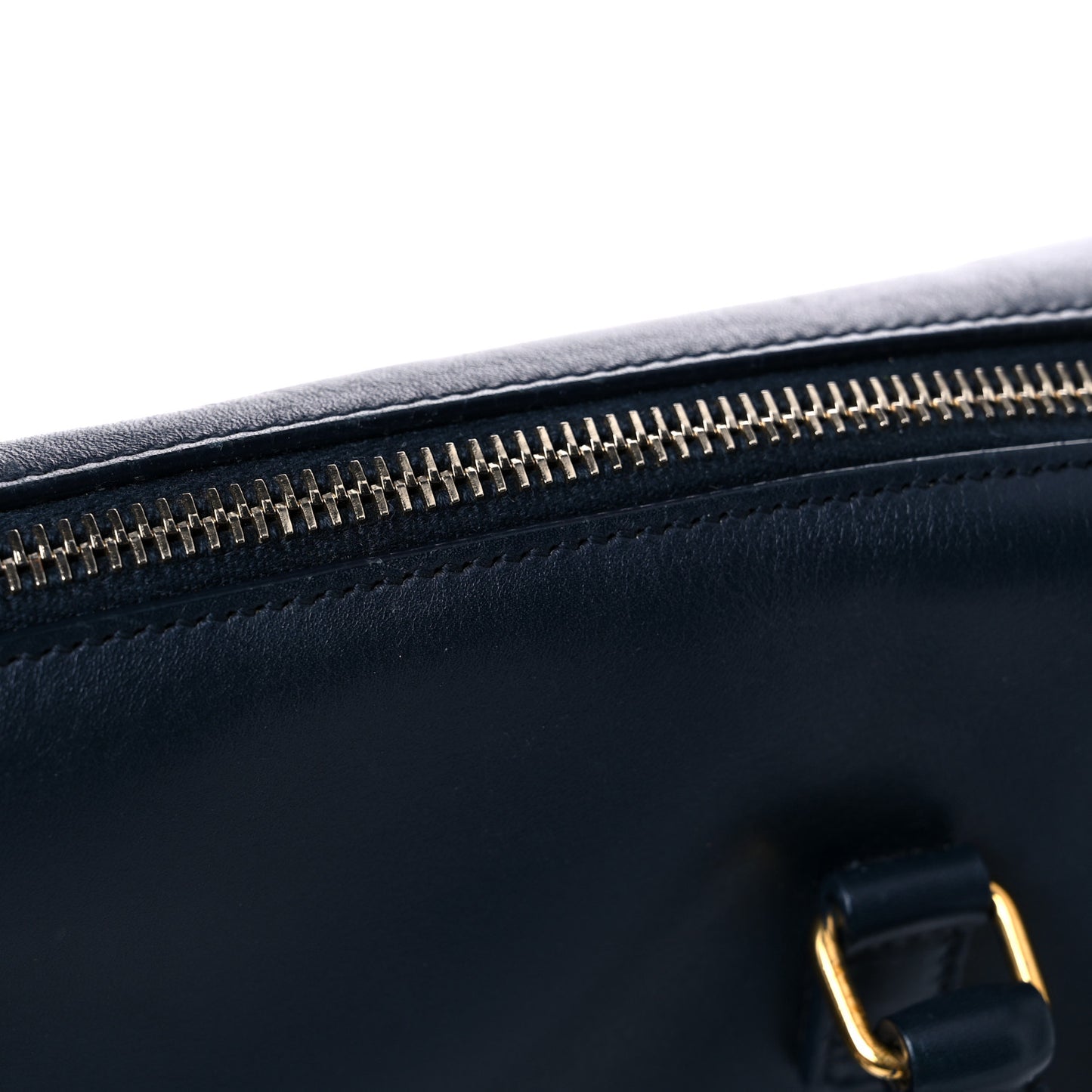 Calfskin Classic Baby Duffle Navy Blue