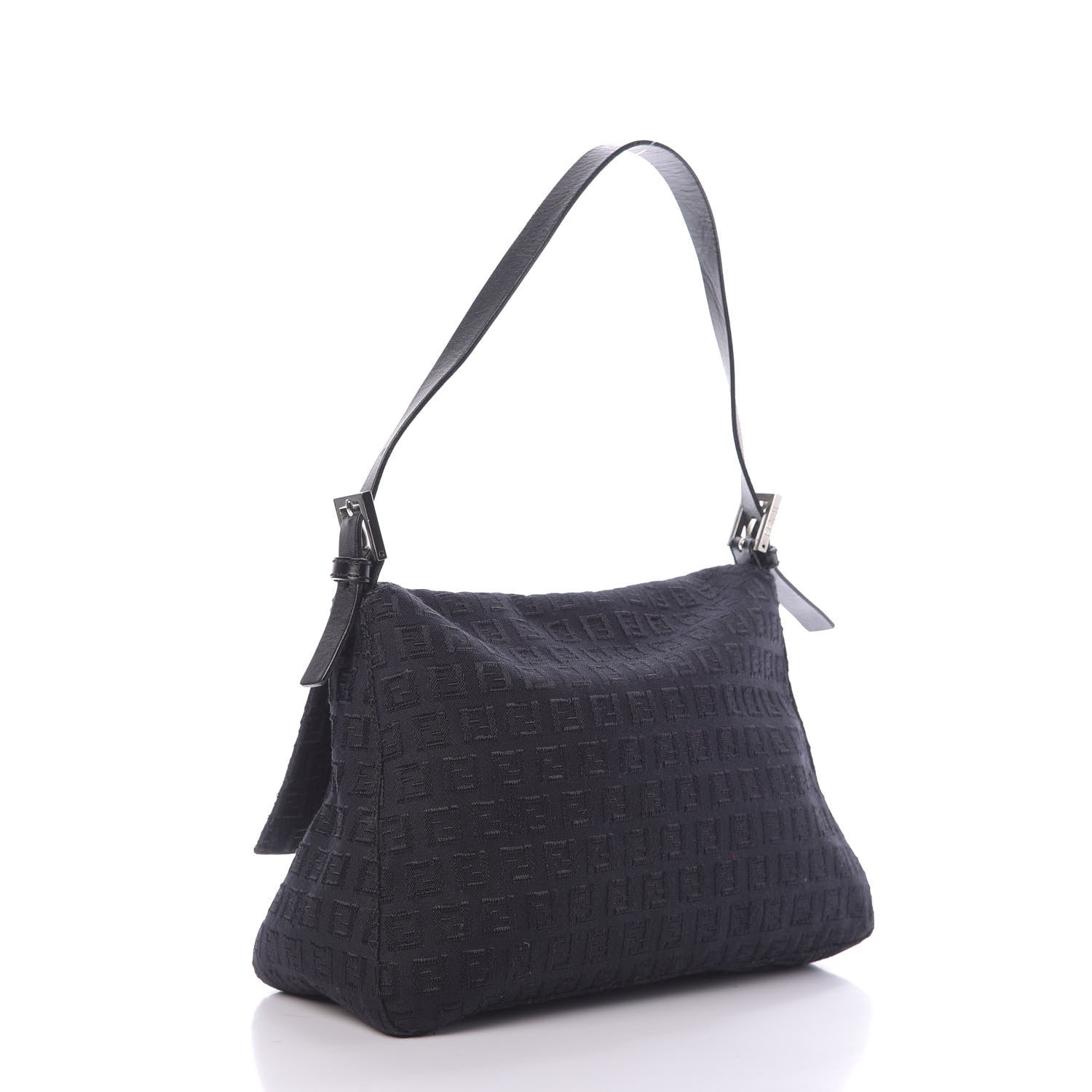 Fendi Zucchino Mama Baguette Navy 3 of 13