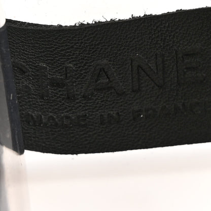 Chanel Lambskin Vinyl Large Naked Flap Black 6 of 12