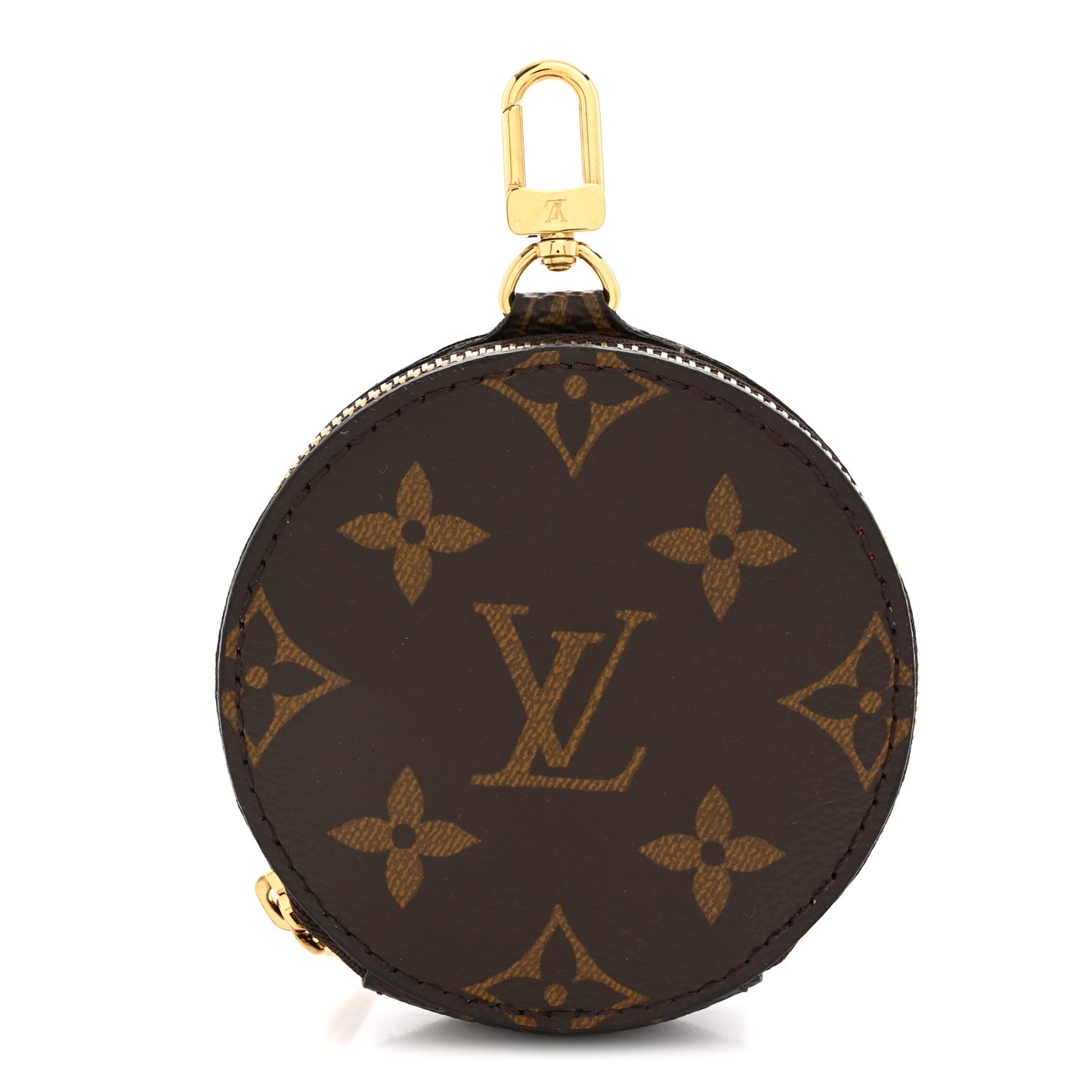 Monogram Multi Pochette Accessories Round Coin Purse Rouge